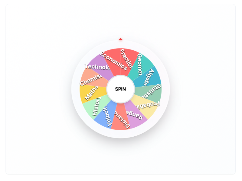 Random subject picker
